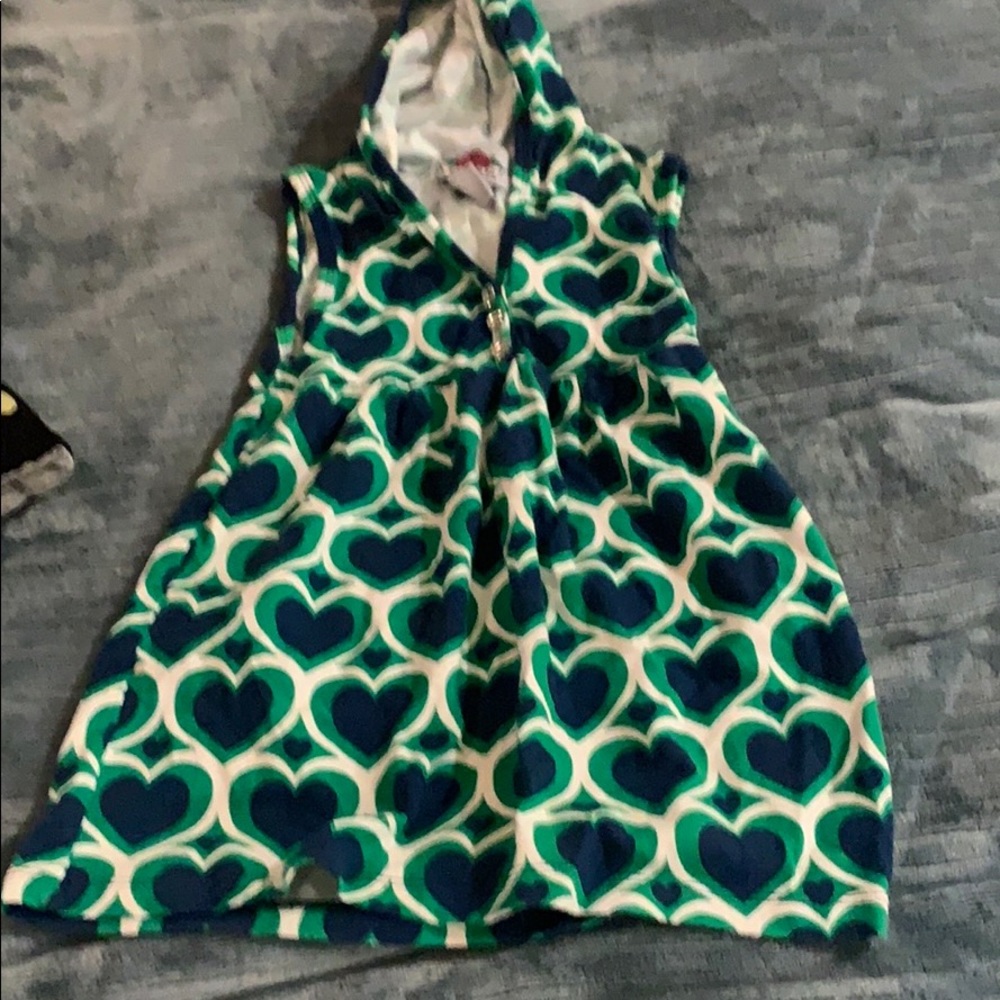 Flowers by Zoe jeweled tunic with hood